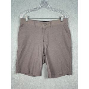 Johnnie-O Mens Size 32 Flat Front Golf Chino Shorts